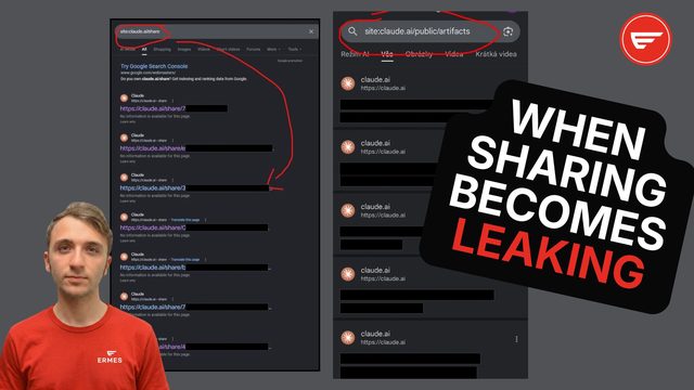 Ermes on YouTube â€” When sharing becomes leaking